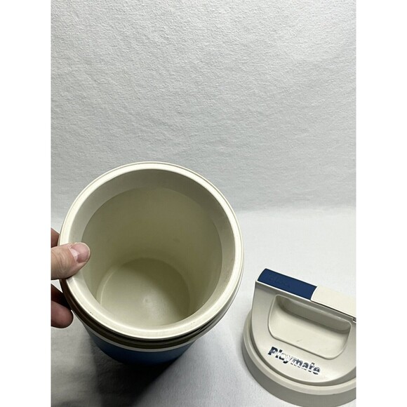 Vintage Playmate Igloo Blue & White 1/2 Gallon Water Jug Cooler USA - Pre Owned - Picture 7 of 8